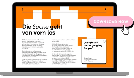 Downloaden Sie sich jetzt unser Dossier zu: Search 2.0: So bleiben Marken in der KI-Ära sichtbar.