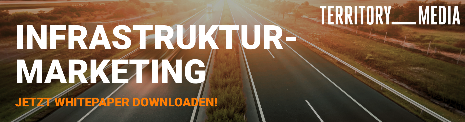 LKW auf Autobahn mit Motion Blur symbolisiert Infrastrukturprojekte und zielgerichtete Kommunikation für Employer Branding und Recruiting in der Infrastrukturbranche.